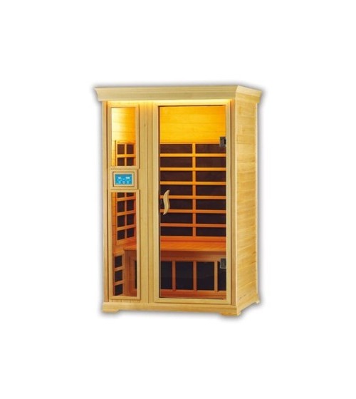 Sauna Infrarosso 2 Posti Deluxe con DVD e Touch Screen