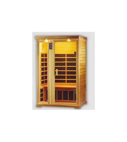Sauna Infrarosso 2 Posti Hemlock - Pannelli in Carbonio ad Emissioni Zero
