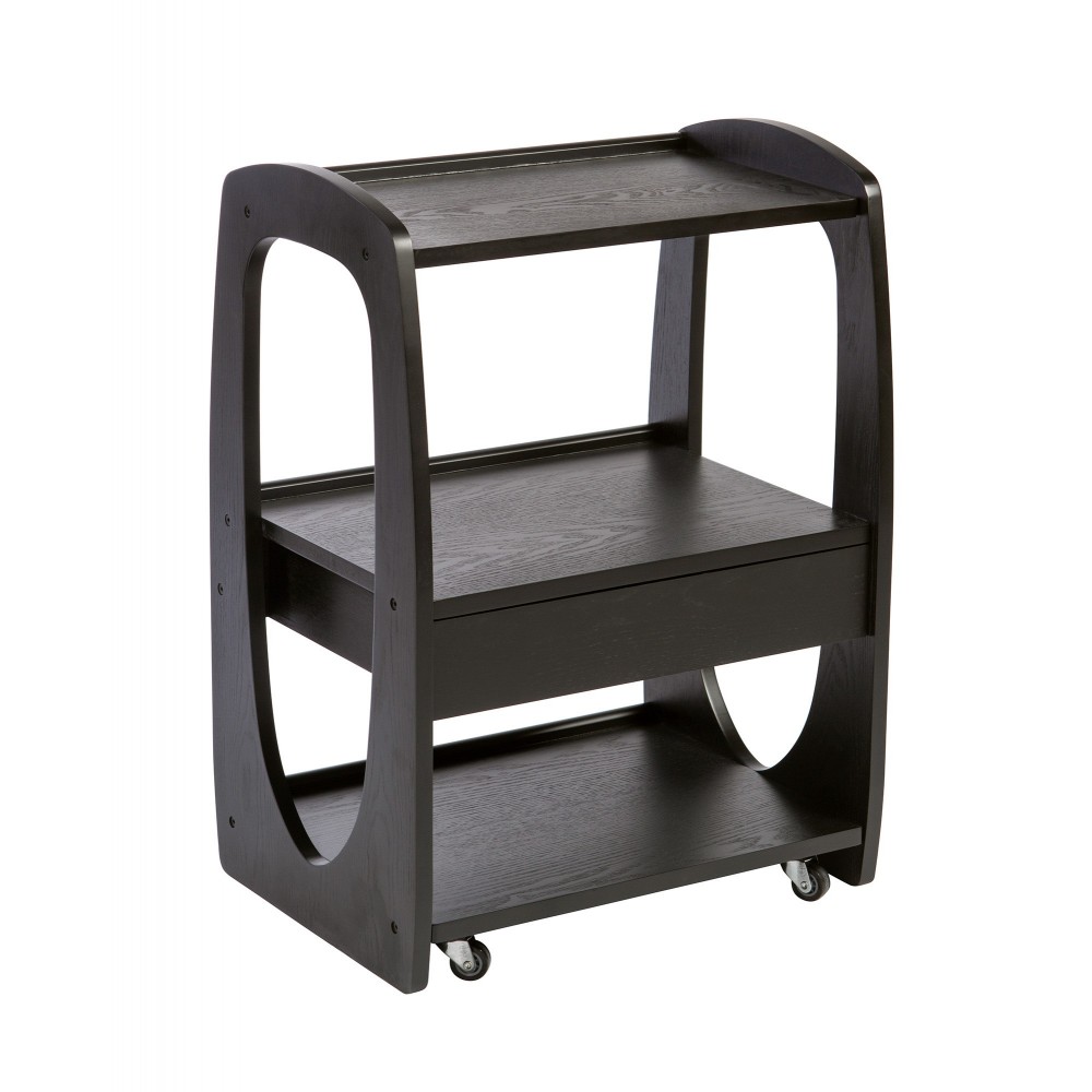 Carrello in Legno con 1 Cassetto ( MICRO / HZ-918B )